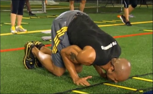 the first part of mounted matt maneuver
